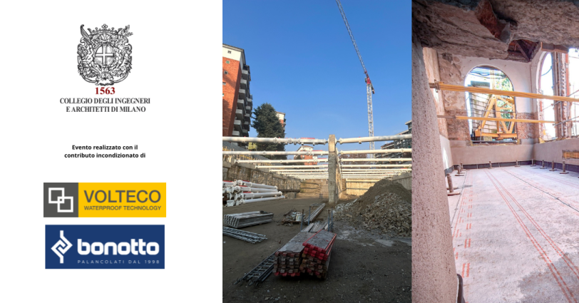Seminario gratuito | Sistemi di alta tecnologia per il recupero, il puntellamento idraulico e l’impermeabilizzazione di ambienti interrati e seminterrati - 26 giugno, Milano
